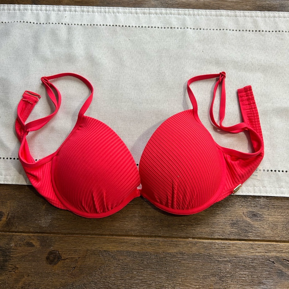 Playa Ribbed Push Up Bikini Top